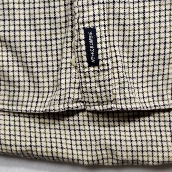 Abercrombie Fitch Plaid Long Sleeve Button Down Shirt Men XL 100% cotton - Picture 4 of 9